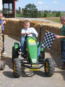 Boy on tractor Boy on tractor